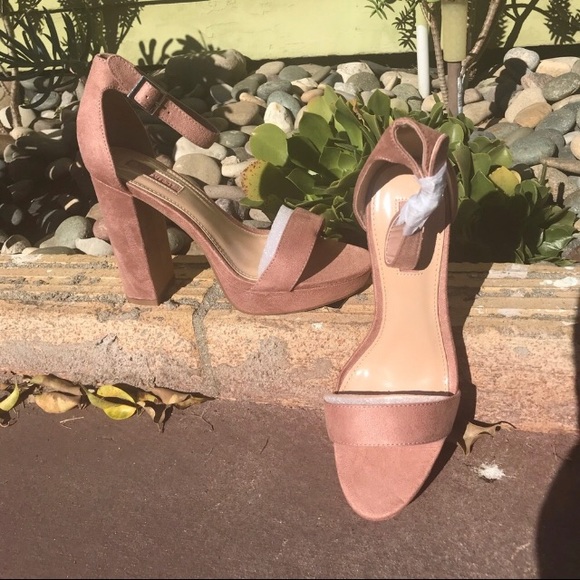 New Open Toe Mauve chunky - Picture 3 of 7